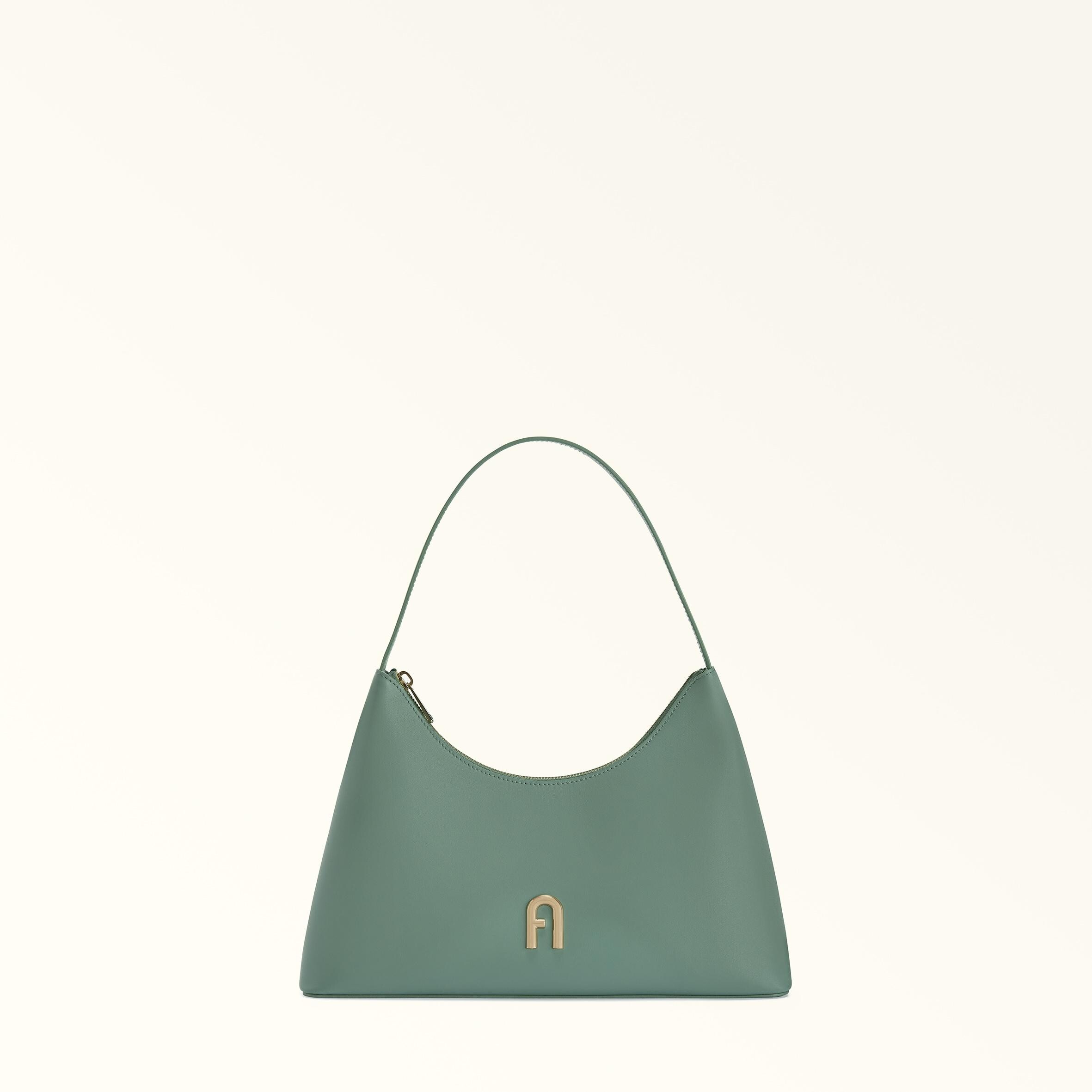 SOGO Thankful Week 2024必買清單｜Furla Diamante綠色小號真皮手袋 1,974 (原價3,290)